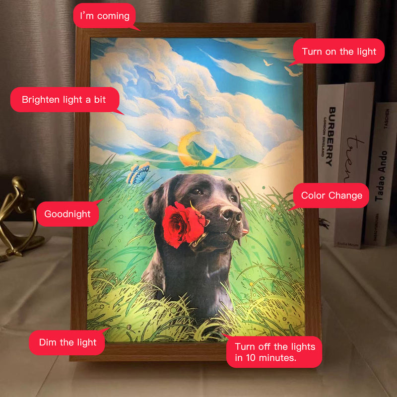 Custom Pet Gifts Smart Lamp Photo Frame | illumiFrame