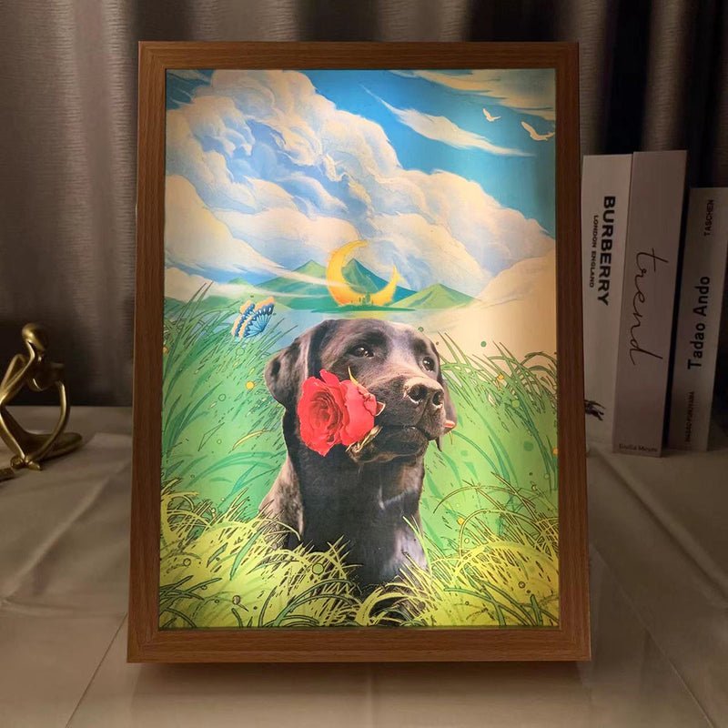 Custom Pet Gifts Smart Lamp Photo Frame | illumiFrame