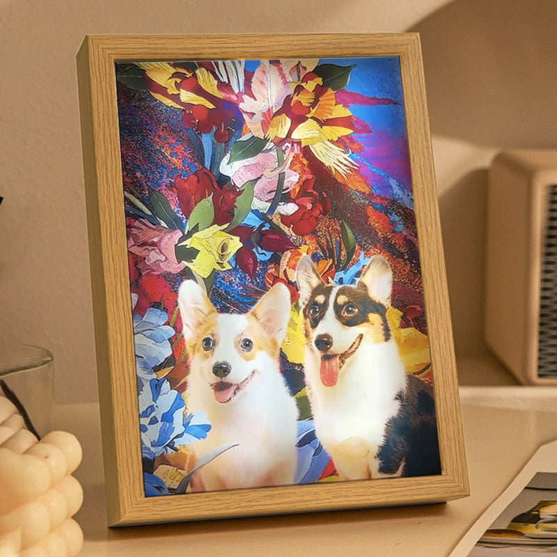 Custom Pet Gifts Smart Lamp Photo Frame | illumiFrame