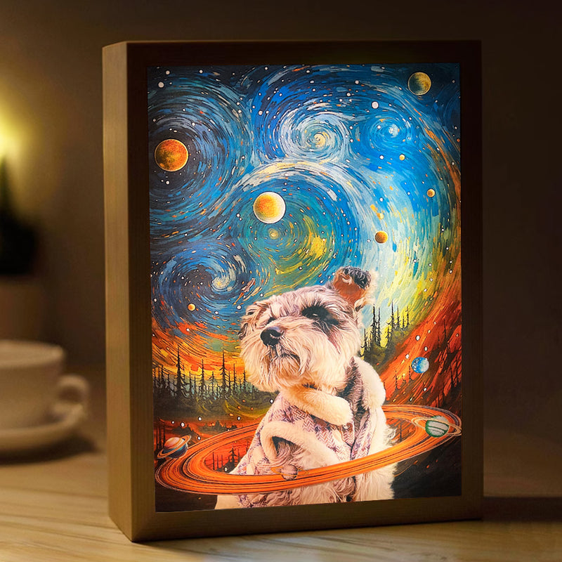 Smart Voice-Controlled Frame Light Pet Artwork