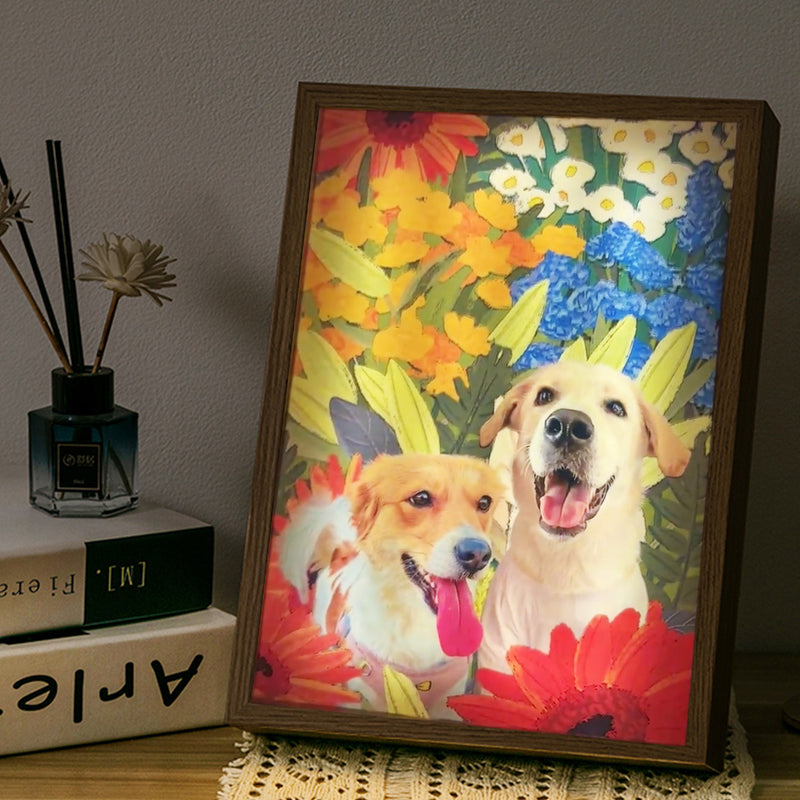 Custom Pet Gifts Smart Lamp Photo Frame | illumiFrame