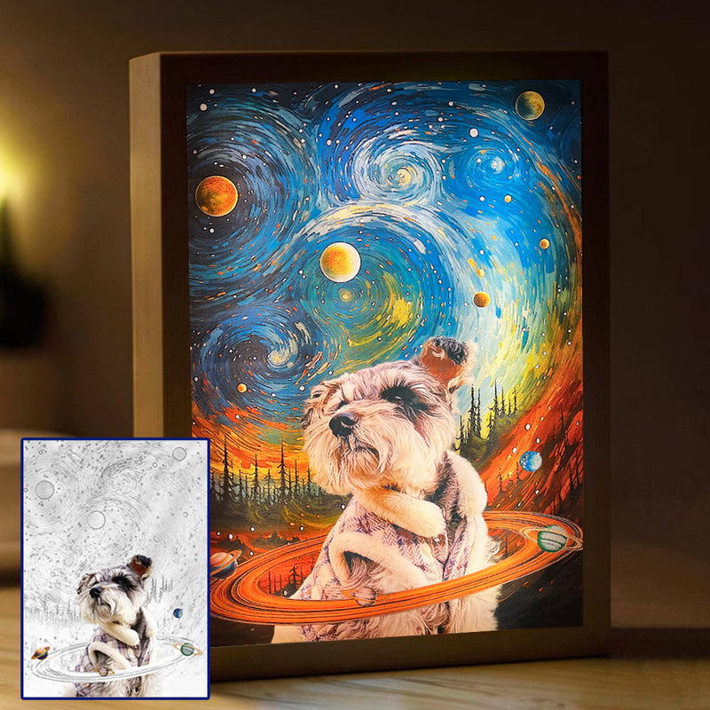 Custom Pet Gifts Smart Lamp Photo Frame | illumiFrame